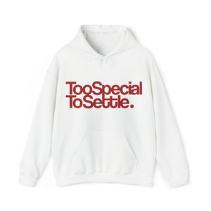 Too Special To Settle Red Unisex Heavy Blend™ Hooded Sweatshirt